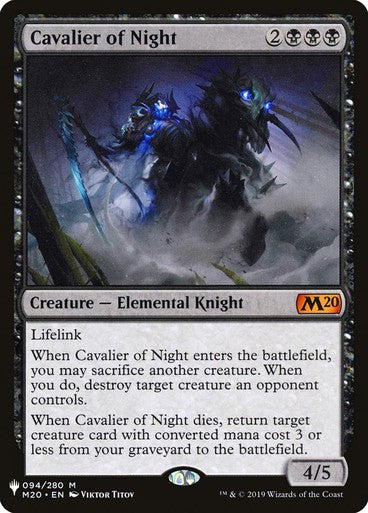 Cavalier of Night ~ The List [ NearMint ] [ Magic MTG ]