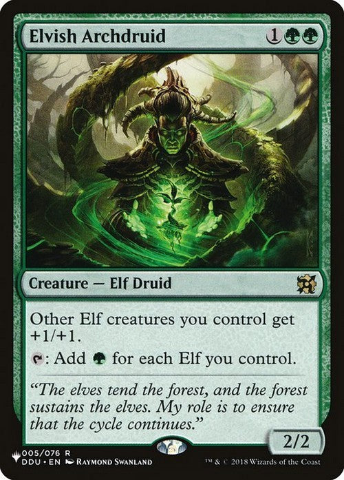 Elvish Archdruid ~ The List [ NearMint ] [ Magic MTG ]