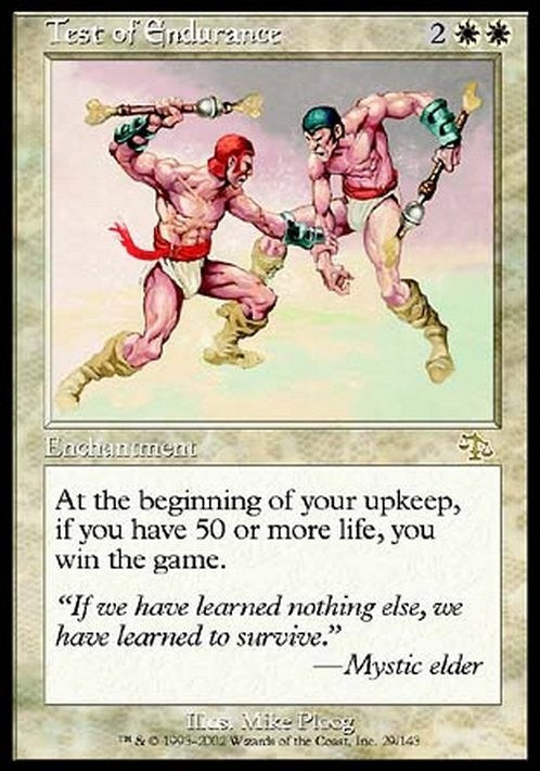 Test of Endurance ~ Judgment [ Excellent ] [ Magic MTG ]