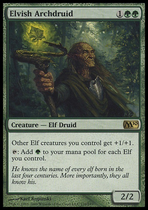 Elvish Archdruid ~ Magic 2010 [ Excellent ] [ Magic MTG ]