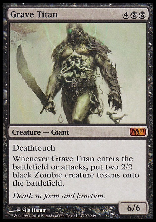 Grave Titan ~ Magic 2011 [ Excellent ] [ Magic MTG ]
