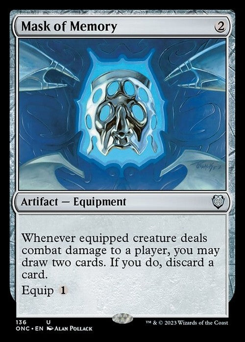 Mask of Memory ~ Commander: Phyrexia: All Will Be One [ NM ] [ Magic MTG ]