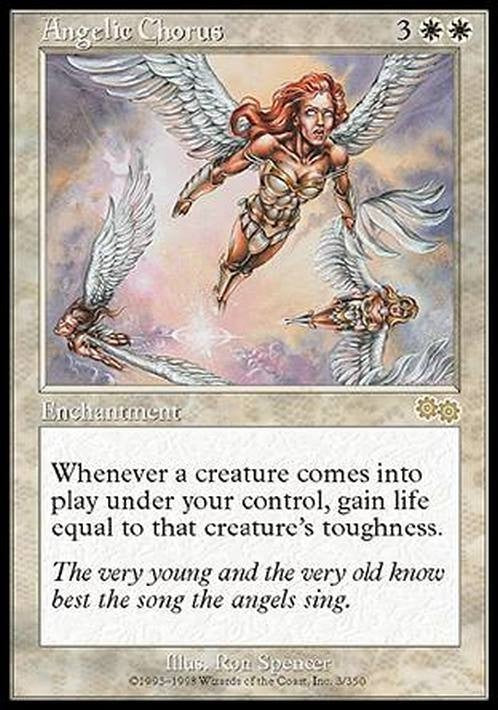 Angelic Chorus ~ Urza's Saga [ Excellent ] [ Magic MTG ]