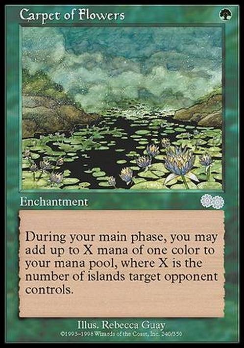 Carpet of Flowers ~ Urza's Saga [ Excellent ] [ Magic MTG ]