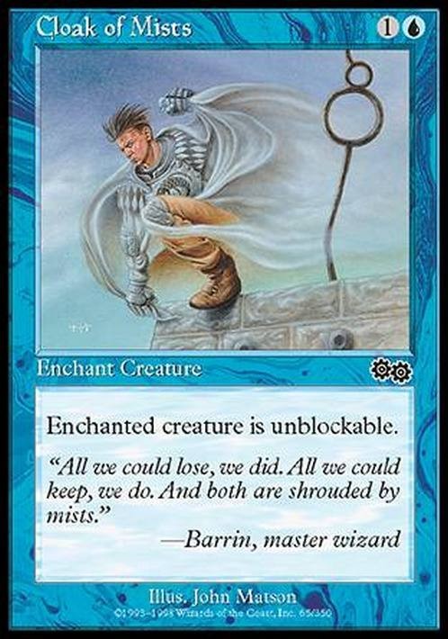 Cloak of Mists ~ Urza's Saga [ Excellent ] [ Magic MTG ] - London Magic Traders Ltd