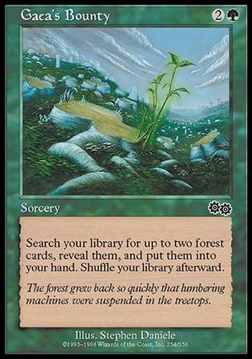 Gaea's Bounty ~ Urza's Saga [ Excellent ] [ Magic MTG ]