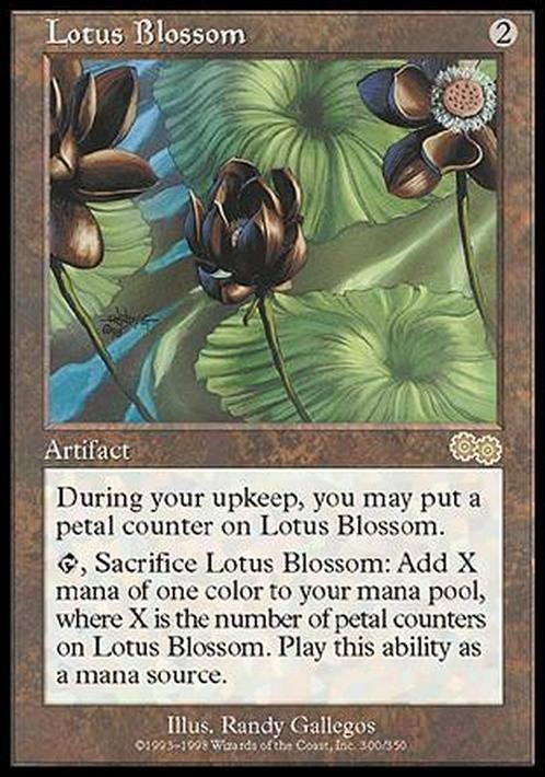 Lotus Blossom ~ Urza's Saga [ Excellent ] [ Magic MTG ]