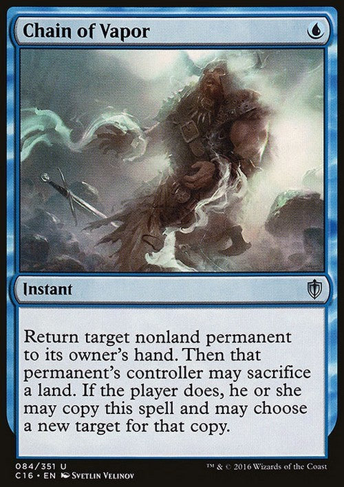 Chain of Vapor ~ Commander 2016 [ NearMint ] [ Magic MTG ]