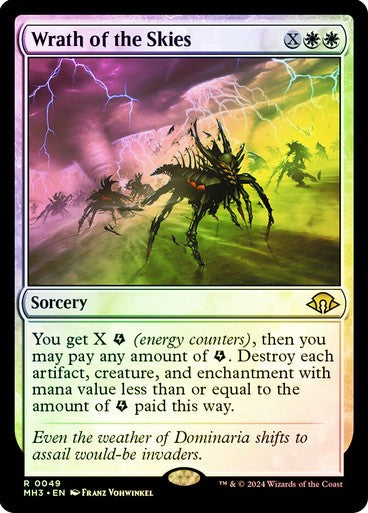 FOIL Wrath of the Skies ~ Modern Horizons 3 [ NearMint ] [ Magic MTG ]