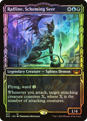 FOIL SHOWCASE Raffine, Scheming Seer ~ Streets of New Capenna [ NM ] [ MTG ]