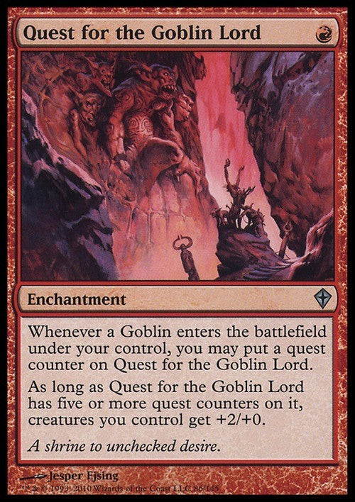 Quest for the Goblin Lord ~ Worldwake [ Excellent ] [ Magic MTG ]