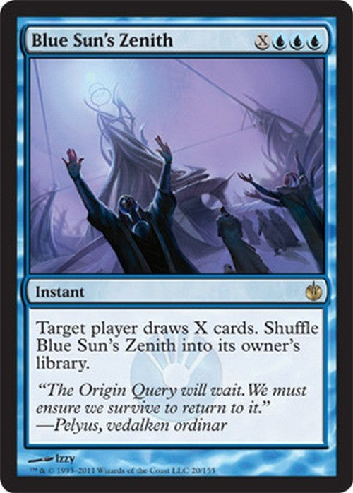 Blue Sun's Zenith ~ Mirrodin Besieged [ Excellent ] [ Magic MTG ]