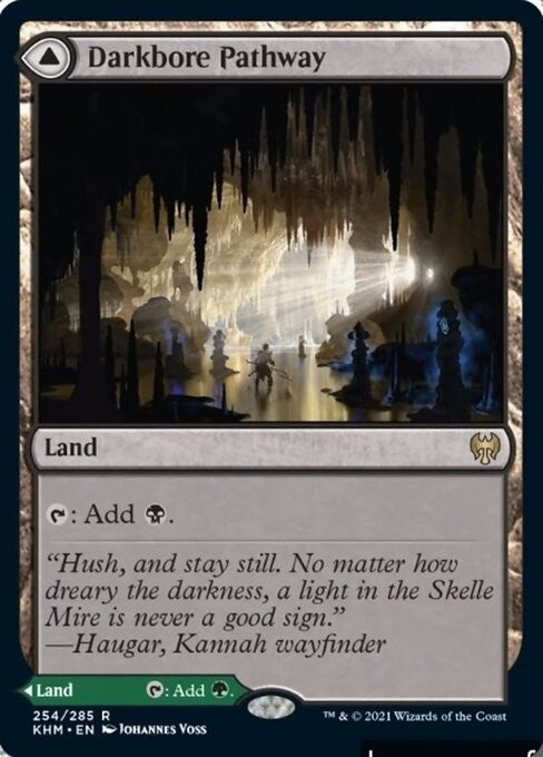 Darkbore Pathway / Slitherbore Pathway ~ Kaldheim [ NearMint ] [ Magic MTG ]