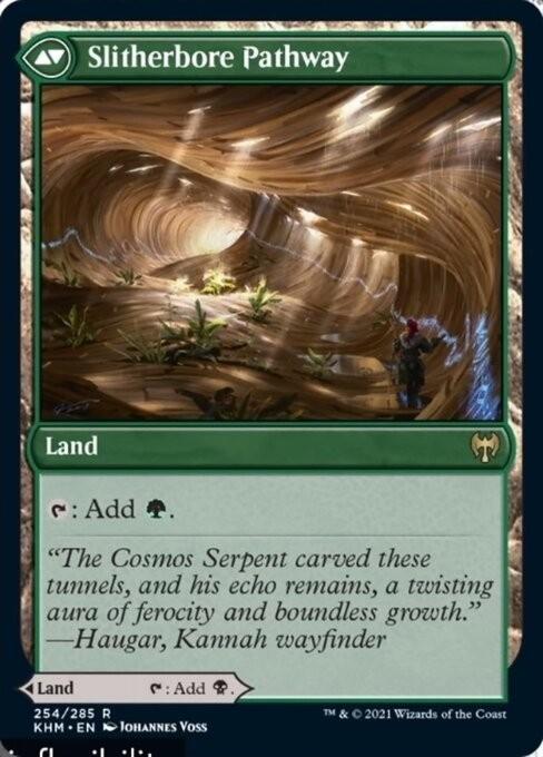 Darkbore Pathway / Slitherbore Pathway ~ Kaldheim [ NearMint ] [ Magic MTG ]