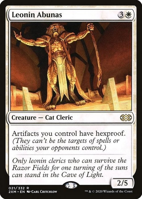 Leonin Abunas ~ Double Masters [ NearMint ] [ Magic MTG ]