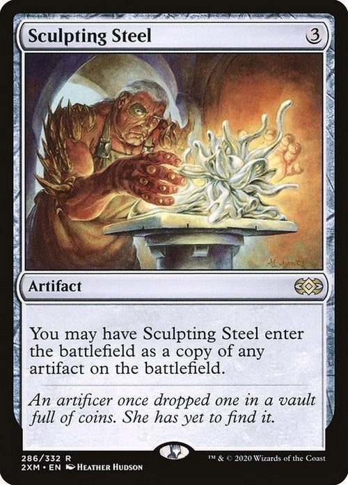 Sculpting Steel ~ Double Masters [ NearMint ] [ Magic MTG ]