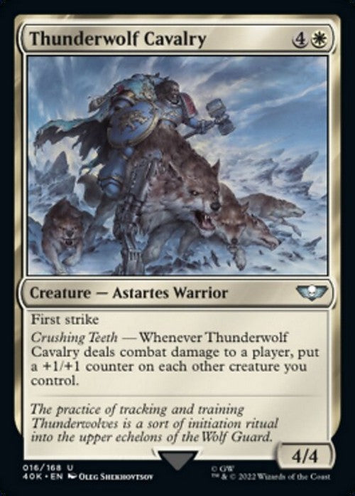 Thunderwolf Cavalry ~ Commander: Warhammer 40,000 [ NearMint ] [ Magic MTG ]