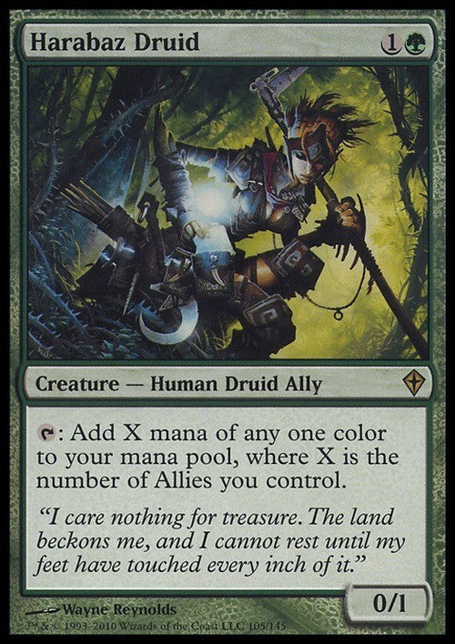 Harabaz Druid ~ Worldwake [ Excellent ] [ Magic MTG ]