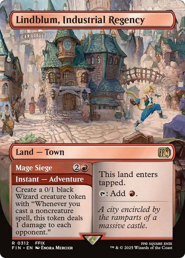 BORDERLESS Lindblum, Industrial Regency ~ Final Fantasy [ NM ] [ Magic MTG ]