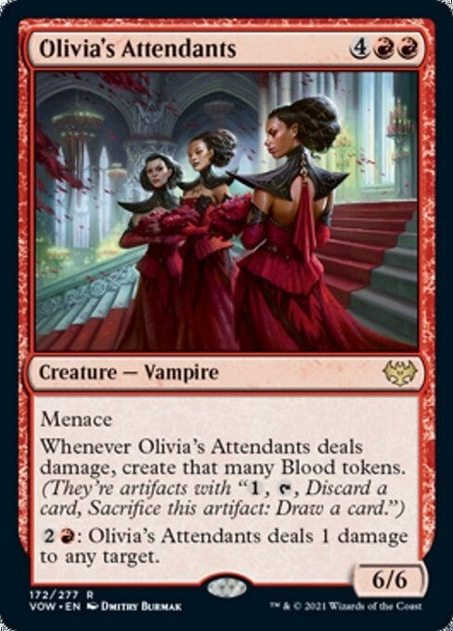 Olivia's Attendants ~ Crimson Vow [ NearMint ] [ Magic MTG ]