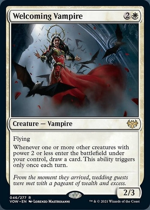Welcoming Vampire ~ Crimson Vow [ NearMint ] [ Magic MTG ]