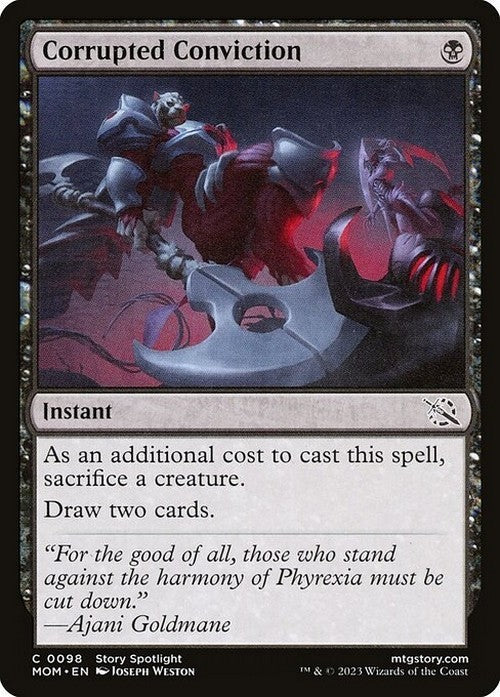 Corrupted Conviction ~ March of the Machine [ NearMint ] [ Magic MTG ]