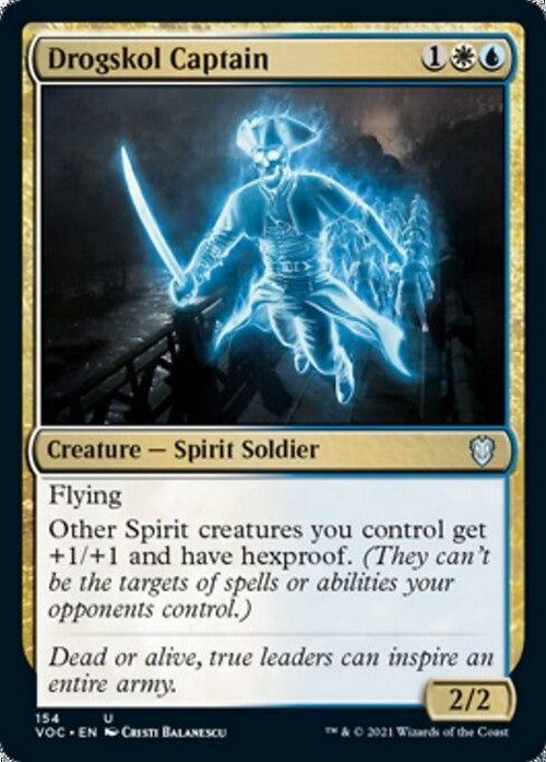 Drogskol Captain ~ Commander: Crimson Vow [ NM ] [ Magic MTG ]