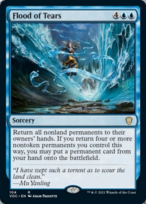 Flood of Tears ~ Commander: Crimson Vow [ NM ] [ Magic MTG ]