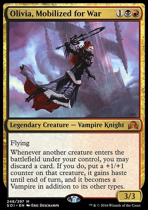 Olivia, Mobilized for War ~ Shadows over Innistrad [ Excellent ] [ Magic MTG ]