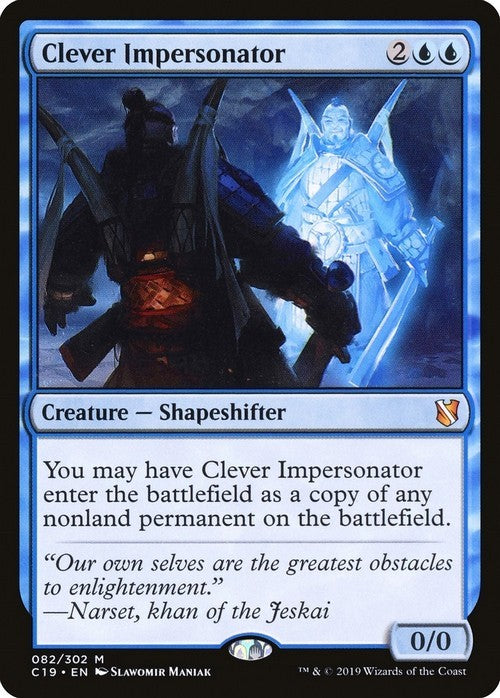 Clever Impersonator ~ Commander 2019 [ Excellent ] [ Magic MTG ]