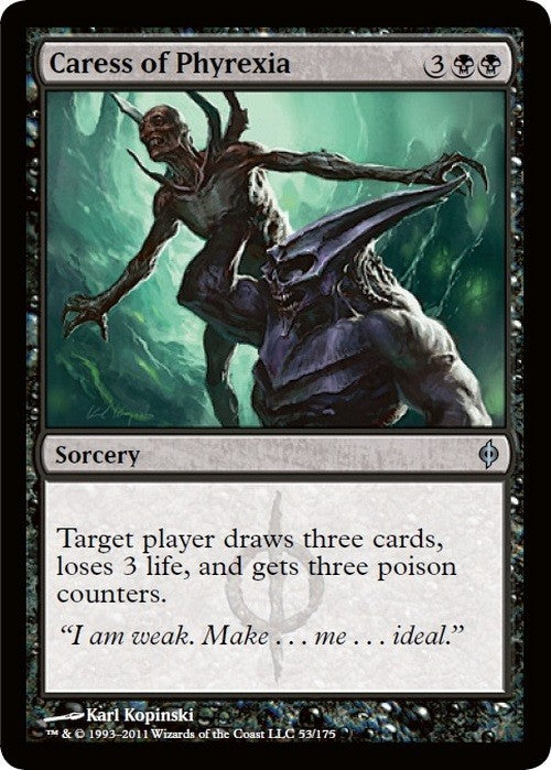 Caress of Phyrexia ~ New Phyrexia [ Excellent ] [ Magic MTG ]