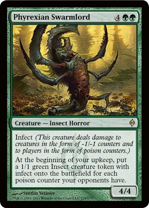 Phyrexian Swarmlord ~ New Phyrexia [ PLAYED ] [ Magic MTG ]