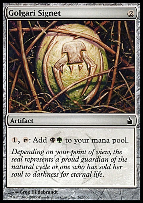 Golgari Signet ~ Ravnica: City of Guilds [ Excellent ] [ Magic MTG ]