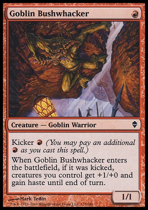 Goblin Bushwhacker ~ Zendikar [ PLAYED ] [ Magic MTG ]