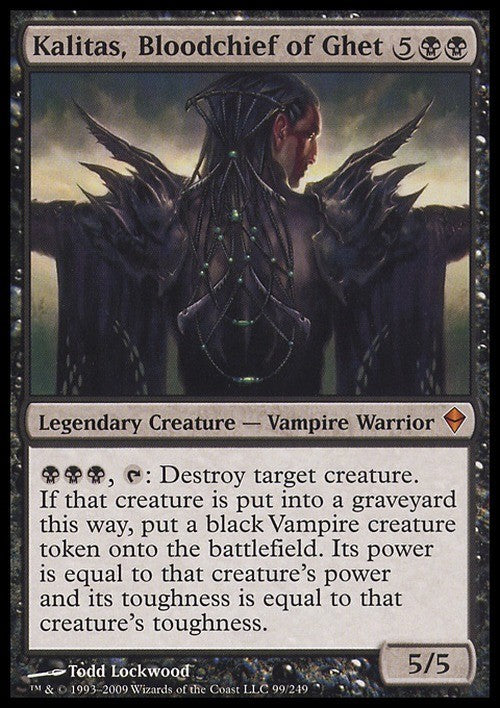 Kalitas, Bloodchief of Ghet ~ Zendikar [ Excellent ] [ Magic MTG ]