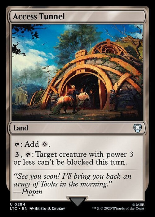 Access Tunnel ~ Commander: The Lord of the Rings [ NM ] [ Magic MTG ]