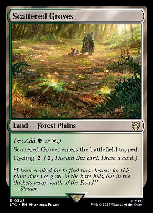 Scattered Groves ~ Commander: The Lord of the Rings [ NM ] [ MTG ]