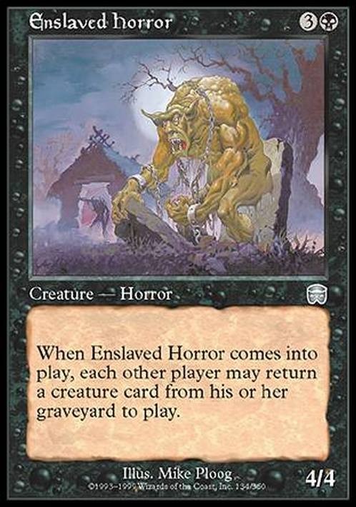 Enslaved Horror ~ Mercadian Masques [ Excellent ] [ Magic MTG ]