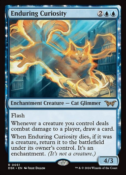Enduring Curiosity ~ Duskmourn [ NearMint ] [ Magic MTG ]