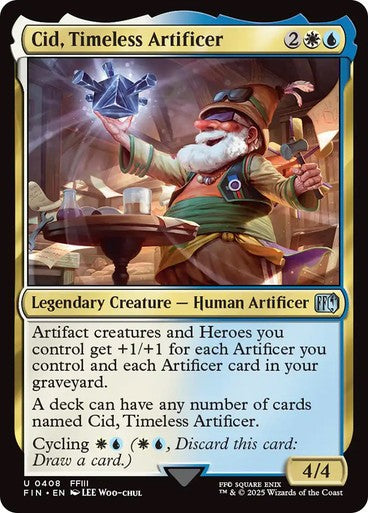 Cid, Timeless Artificer #408 ~ Final Fantasy [ NM ] [ Magic MTG ]