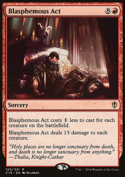 Blasphemous Act ~ Commander 2016 [ NearMint ] [ Magic MTG ]