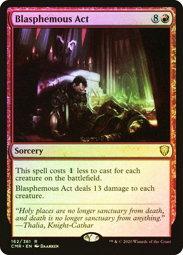 FOIL Blasphemous Act ~ Commander Legends 1 [ NM ] [ Magic MTG ]