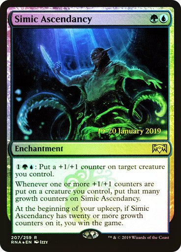 FOIL Simic Ascendancy ~ PreRelease Ravnica Allegiance [ NM ] [ Magic MTG ]