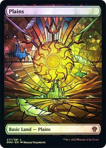 Choose your FOIL Full Art Stained Glass LAND ~ Dominaria United [ NM ] [ MTG ] - London Magic Traders Ltd