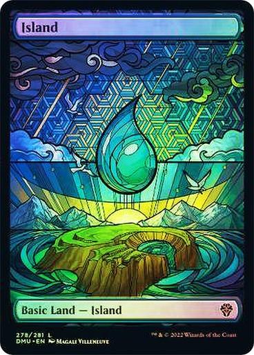 Choose your FOIL Full Art Stained Glass LAND ~ Dominaria United [ NM ] [ MTG ] - London Magic Traders Ltd