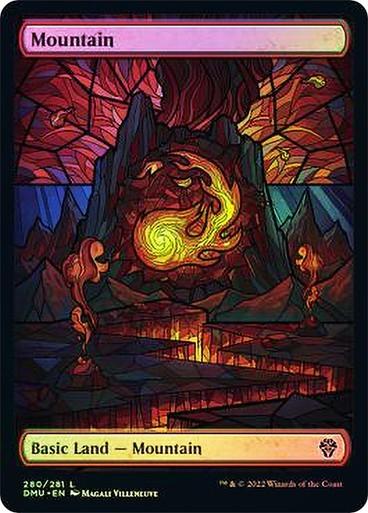 Choose your FOIL Full Art Stained Glass LAND ~ Dominaria United [ NM ] [ MTG ] - London Magic Traders Ltd