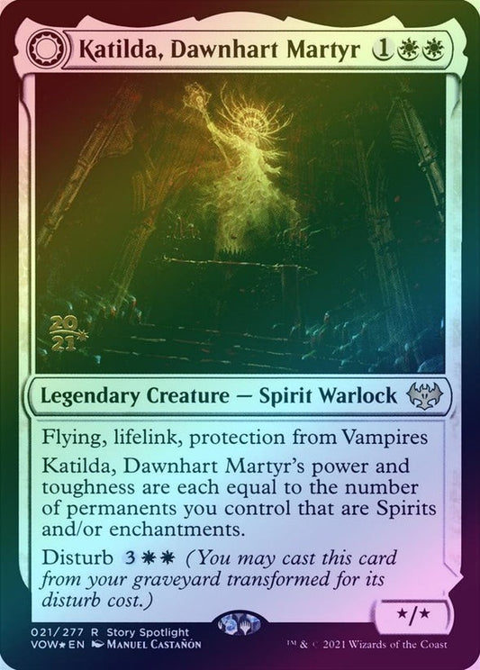 FOIL Katilda, Dawnhart Martyr / Rising Dawn ~ Crimson Vow [ NM ] [ MTG ]