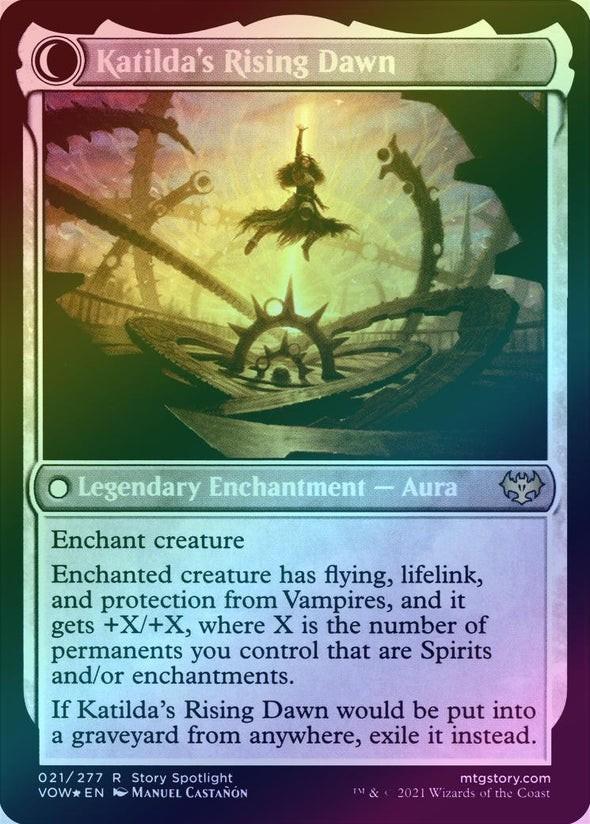 FOIL Katilda, Dawnhart Martyr / Rising Dawn ~ Crimson Vow [ NM ] [ MTG ]