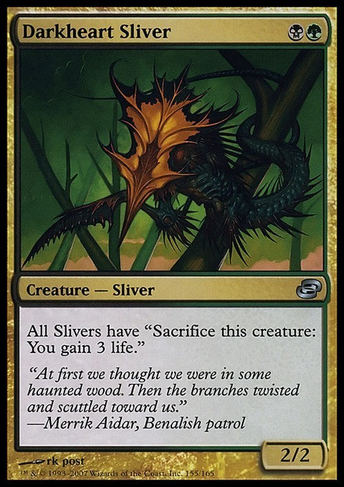 Darkheart Sliver ~ Planar Chaos [ PLAYED ] [ Magic MTG ]