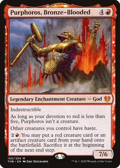 Purphoros, Bronze-Blooded ~ Theros Beyond Death [ NearMint ] [ Magic MTG ]